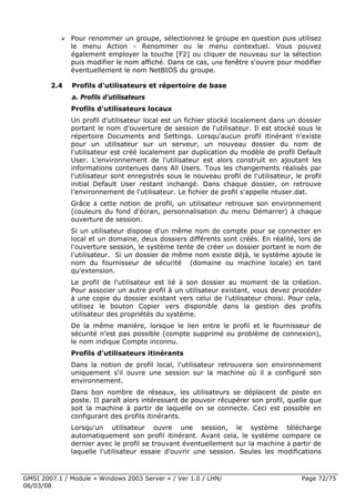 Cours Microsoft Windows 2003 Server 1ere Partie 6 Mars 2008