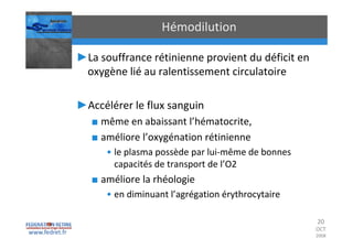 Occlusions vasculaires retiniennes
