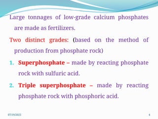 Cours - Phosphatic Fertilizers Fabrication (SSP & TSP).pptx