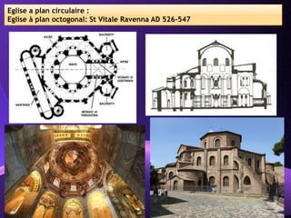 Powerpoint Templates
Page 30
Eglise a plan circulaire :
Eglise à plan octogonal: St Vitale Ravenna AD 526-547
 
