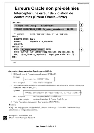 Cours08 exceptions | PDF