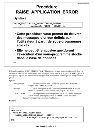 Cours08 exceptions | PDF