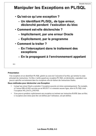 Cours08 exceptions | PDF