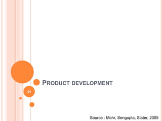 Idea ScreeningProcess used to spot good ideas and drop poor ones.Executives provide a description of the product along with estimates of market size, product price, development time and costs, manufacturing costs, and rate of return.Evaluated against a set of company criteria for new products.Expected cash flows over time