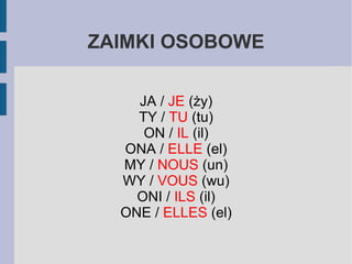 Comme ci comme ça- tak sobie 