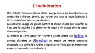 L’incinération
 