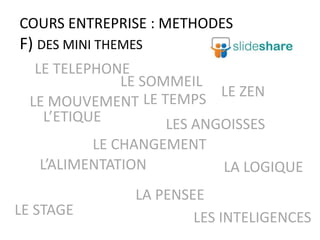 C’EST «L’ÂME» QUI COMMANDE
LES SENTIMENTS
Le sentiment est une
décision
TROUVER SA PLACE
GARDER SA PLACE
 