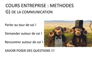 GERER LES CONFLITS
http://fr.slideshare.net/alpinproject/8-miles-15320682
TROUVER SA PLACE
GARDER SA PLACE
 