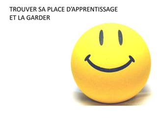 BLOCAGES
REGLER LES CONFLITS,
EVACUER LA COLERE,
APPRIVOISER LA PEUR
ECOUTER LE CORPS.
http://fr.slideshare.net/alpinproject/motivation-et-desir
4) LA MOTIVATION
 