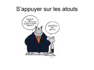 S’appuyer sur les atouts
 