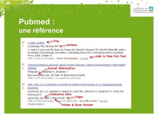 Pubmed :
une référence
 