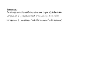 Cours 3.7. affine+linéaire