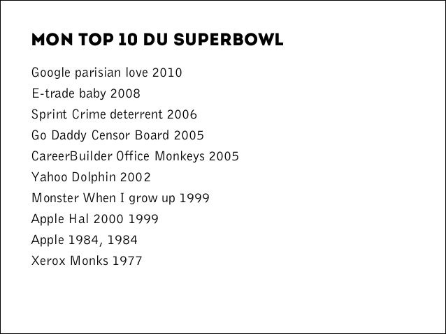 The Big Idee Une Vision De La Big Strong Long Killer Idea Dans L slideshare