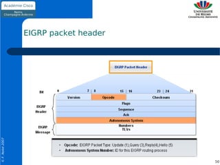 EIGRP packet header
© F. Nolot 2007




                                        50
 
