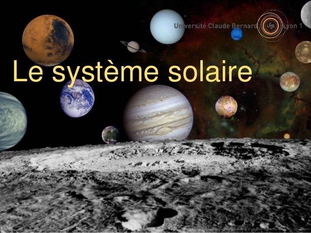 Cours 3 Le Système Solaire