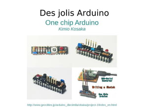 Des jolis Arduino
 