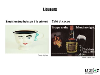 Liqueurs
Émulsion (ou boisson à la crème) Café et cacao
Photo: Ani-Bee
Photo: Classic Film
 