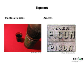 Liqueurs
Plantes et épices Amères
Photo: Rick Stutz Photo: Christine Vaufrey
 