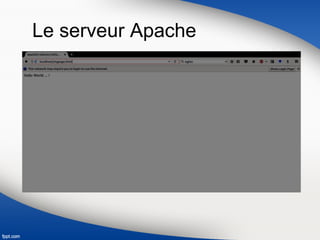 Le serveur Apache
 