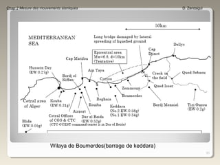 51
Chap 2 Mesure des mouvements sismiques D. Zendagui
Wilaya de Boumerdes(barrage de keddara)
 