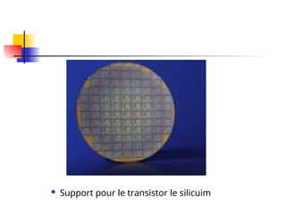  Support pour le transistor le silicuim
 