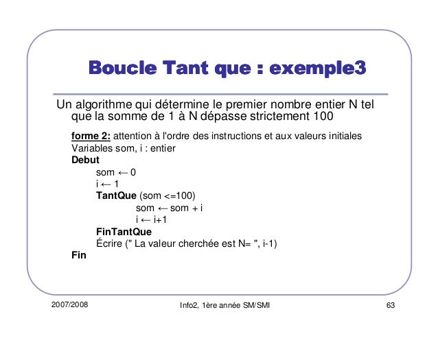 Algorithme à programmer sur Algobox : exercice de ...