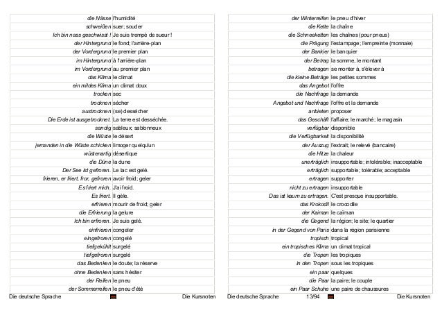 Cours allemand2000 2001 Cours allemand2000 2001