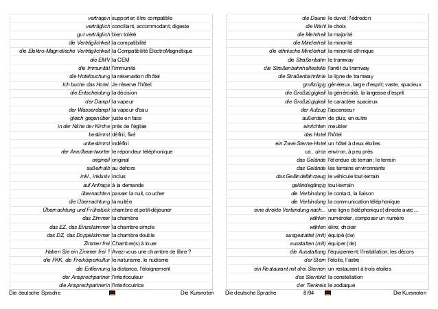 Cours Allemand2000 2001
