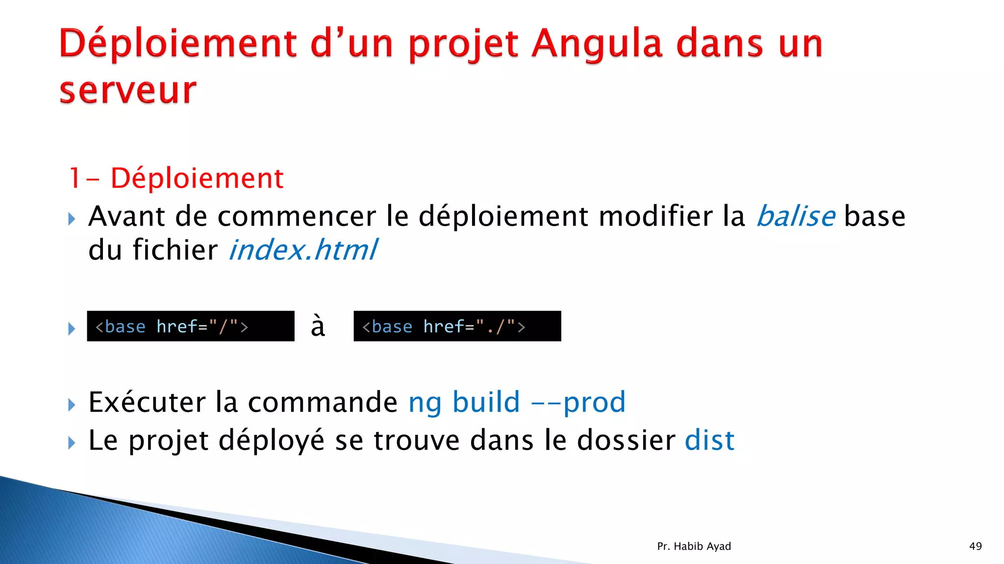 Partie 2: Angular