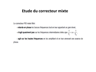 Etude du correcteur mixte
 