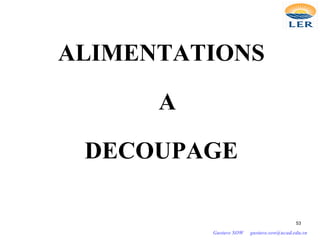 ALIMENTATIONS
A
DECOUPAGE
53
Gustave SOW gustave.sow@ucad.edu.sn
 