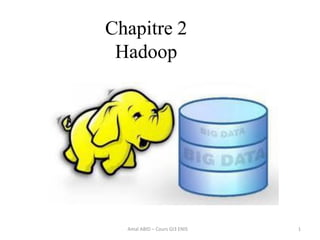 1
Chapitre 2
Hadoop
Amal ABID – Cours GI3 ENIS
 