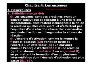 Chapitre
! " #
$ !
% $ %
% # % # % ! $
% %
% %
& '
% ($ &)( * +
% % , %
& - .($
%
% %
# &, $ ,/(
0 1
Page facebook ; Domaine SNV : Biologie,Agronomie,Science Alimentaire,Ecologie
www.facebook.com/ DomaineSNV/
 