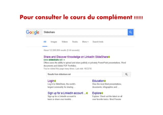 Pour consulter le cours du complément !!!!!!
 