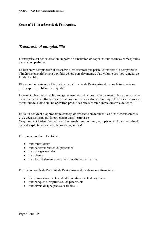 Cours Complet De Comptabilite Generale Www Cours Economie Com