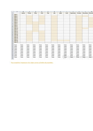 Pour empêcher l'impression d'un objet, ouvrez sa fenêtre de propriétés :

 