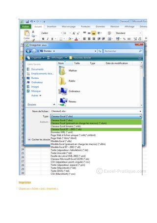 Imprimer
Cliquez sur « Fichier » puis « Imprimer ».

 