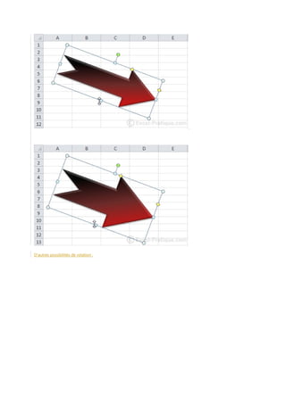 D'autres possibilités de rotation :

 