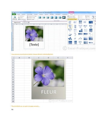 Vous pouvez ensuite personnaliser chaque élément individuellement.

Plus de détails sur ce sujet à la page suivante ...

Vv

 