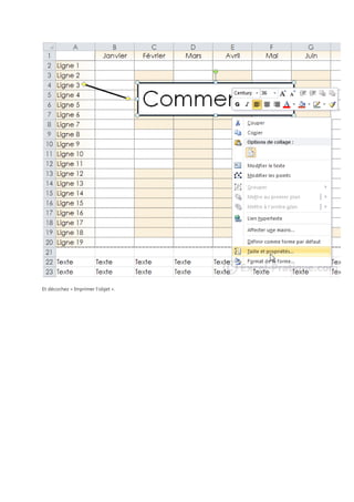 Et décochez « Imprimer l'objet ».

 