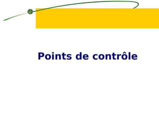 Points de contrôle
 