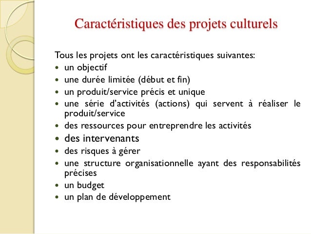 Cours conduite projets culturels 2