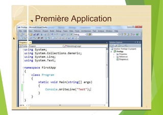 Première Application
5
 