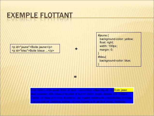 Cours css niveau debutant