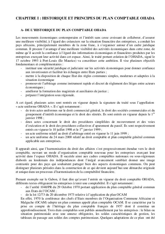 plan comptable syscohada pdf