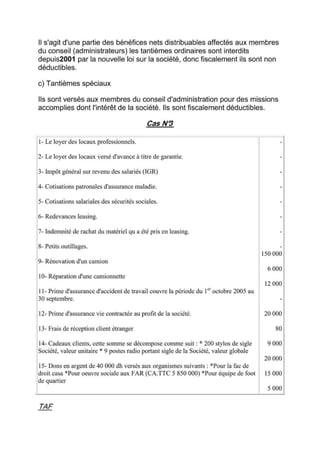 Cours de fiscalité + exercices corriges-S5