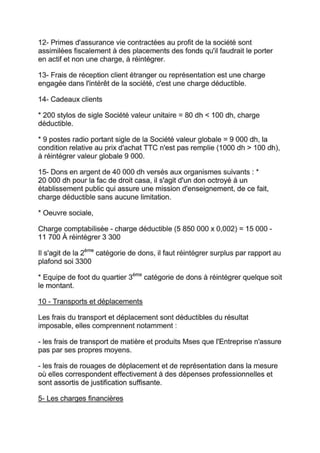 Cours de fiscalité + exercices corriges-S5