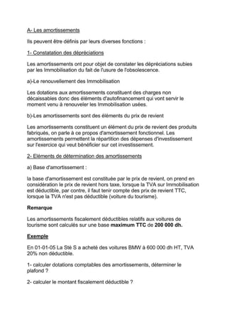 Cours de fiscalité + exercices corriges-S5