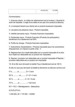 Cours de fiscalité + exercices corriges-S5