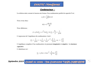 Septembre 2023 32
Condensateur :
 